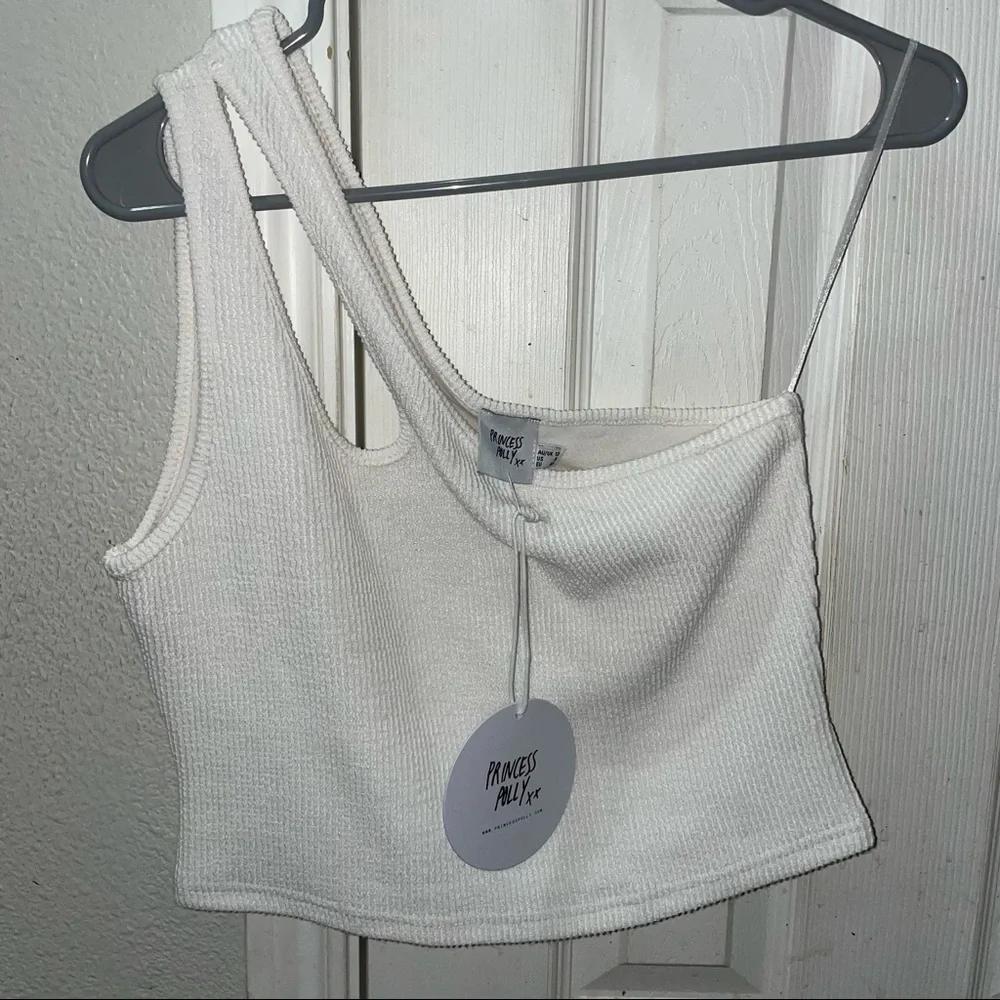 Princess Polly one-shoulder crop - Picture 1 of 2